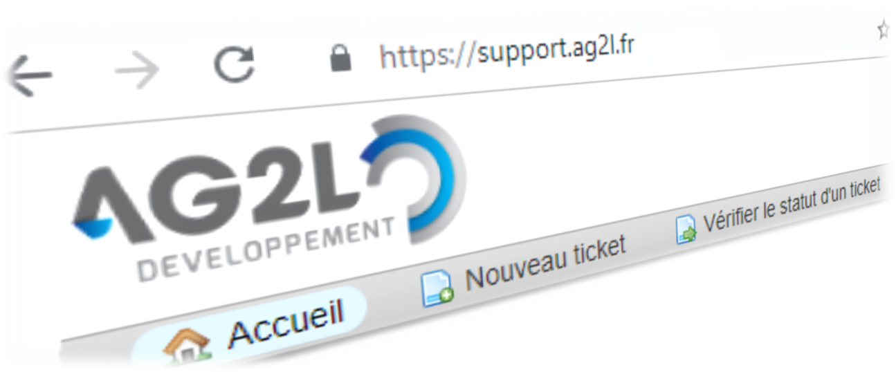 Header de l'article Support client d'AG2L pour l'assistance à l'utilisation du logiciel de GPAO Industria